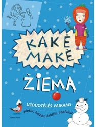 Kakė Makė žiemą. Užduotėlės vaikams