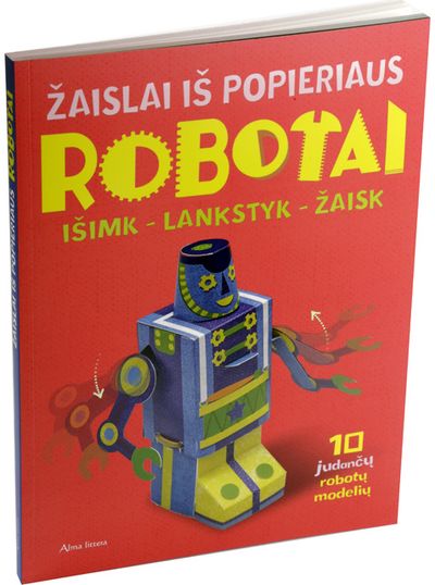  - Žaislai iš popieriaus. Robotai - 000000000001110911
