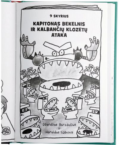 Dav Pilkey - Kapitonas Bekelnis ir kalbančių klozetų ataka - 000000000001110921