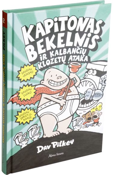 Dav Pilkey - Kapitonas Bekelnis ir kalbančių klozetų ataka - 000000000001110921