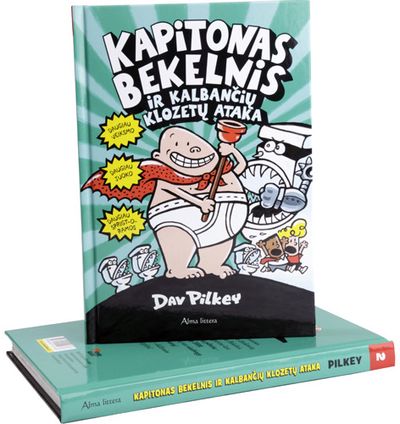 Dav Pilkey - Kapitonas Bekelnis ir kalbančių klozetų ataka - 000000000001110921