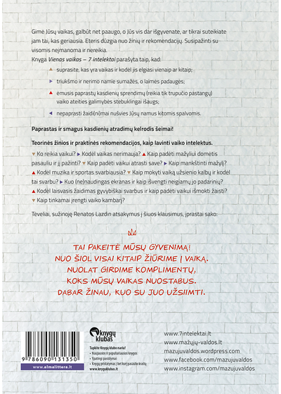 Renata Lazdin - Vienas vaikas – 7 intelektai - 000000000001110937