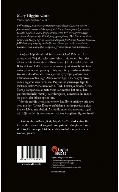 Mary Higgins Clark - Kaip bėga laikas - 000000000001110949
