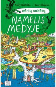 26-ių aukštų namelis medyje