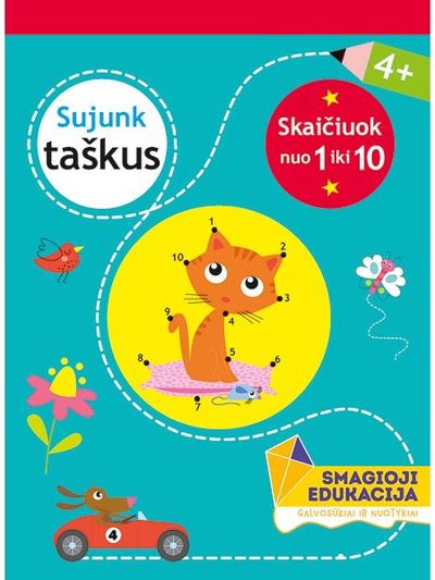 Ballon Media, SA - Užduotys 4 metų vaikams. Sujunk taškus - 000000000001111867