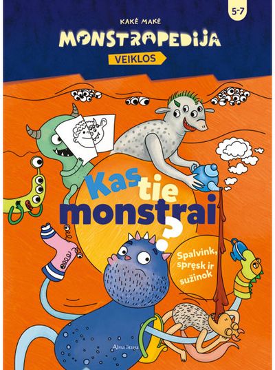  - Monstropedija. Spalvink, spręsk ir sužinok, KAS TIE MONSTRAI? - 000000000001112648