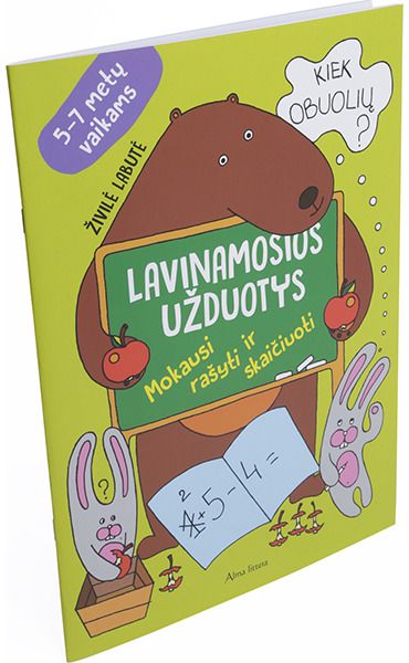 Živilė Labutė - Lavinamosios užduotys 5 - 7 metų vaikams - 000000000001112916
