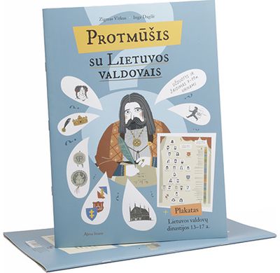 Zigmas Vitkus, Inga Dagilė - Protmūšis su Lietuvos valdovais. Užduotys ir žaidimas 7-11 m. vaikams - 000000000001113097
