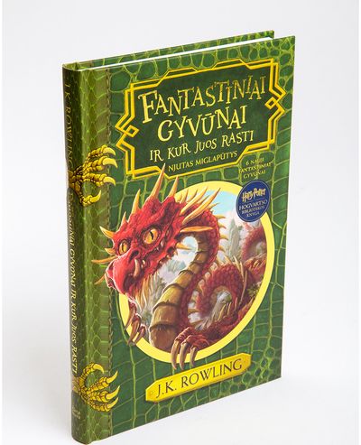 J.K. Rowling - Fantastiniai gyvūnai ir kur juos rasti. Hogvartso bibliotekos knyga - 000000000001113626