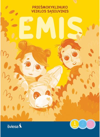 Emis. Rudens nuotykiai. Priešmokyklinuko pratybų sąsiuvinis, 1 dalis