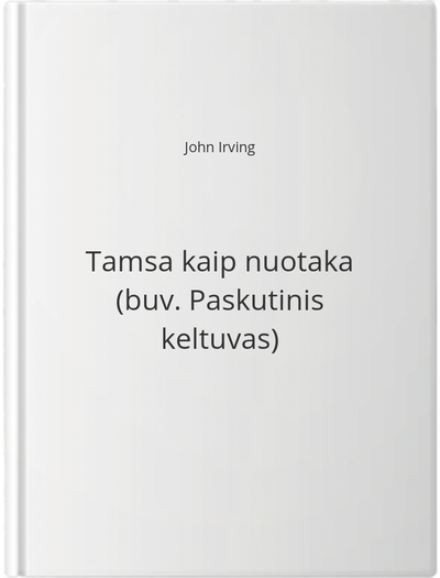 Tamsa kaip nuotaka (buv. Paskutinis keltuvas)