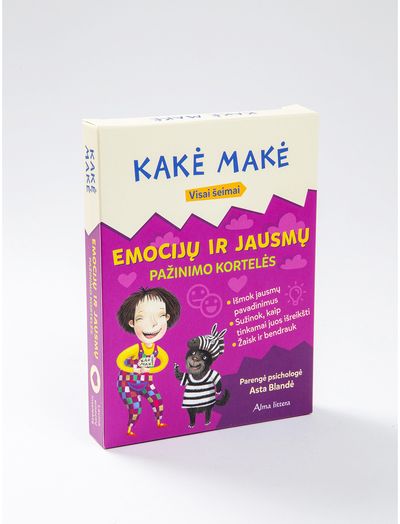 Kakė Makė. Emocijų ir jausmų pažinimo kortelės