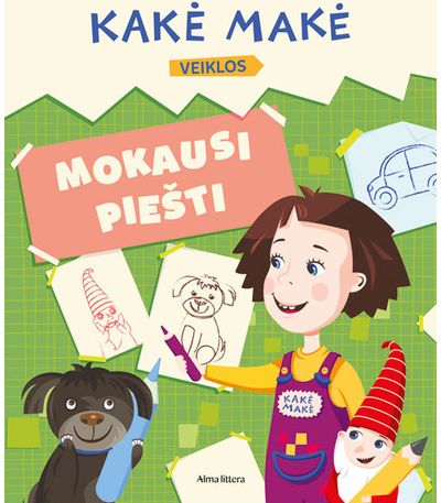 Kakės Makės piešimo pamokos