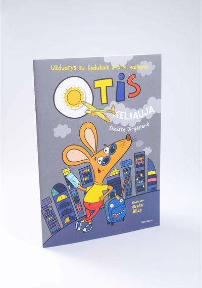 Otis keliauja. Užduotys su lipdukais 2-5 m. vaikams