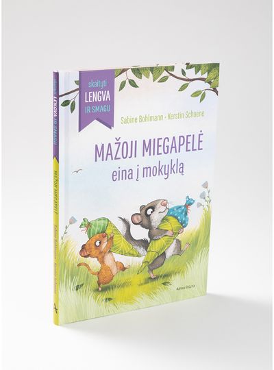 Mažoji miegapelė eina į mokyklą. Skaityti lengva ir smagu!