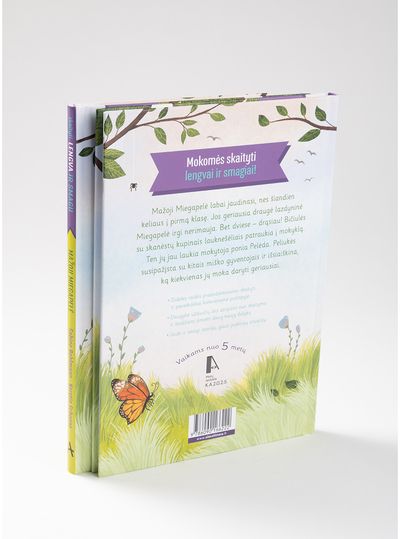 Mažoji miegapelė eina į mokyklą. Skaityti lengva ir smagu!