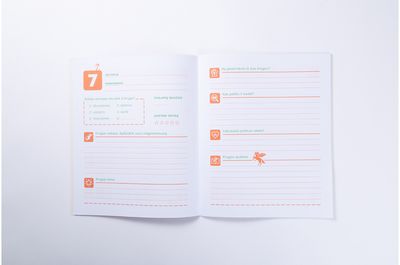 Skaitinių dienoraštis. Perskaityk knygą ir aprašyk! Oranžinis, 48 psl.