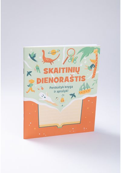Skaitinių dienoraštis. Perskaityk knygą ir aprašyk! Oranžinis, 48 psl.