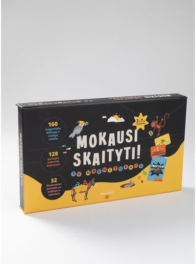 Mokausi skaityti. Su magnetukais