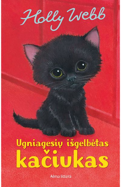 Ugniagesių išgelbėtas kačiukas