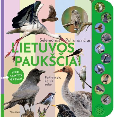 Lietuvos paukščiai. Su tikrais gamtos garsais. Atnaujinimas