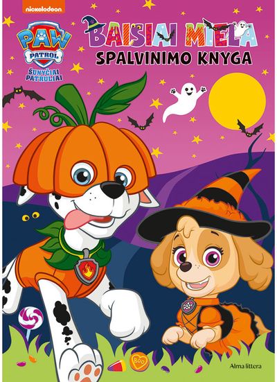 Šunyčiai patruliai. Baisiai miela spalvinimo knyga