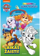 Šunyčiai patruliai. Laikas žaisti! Spalvink ir junk taškus