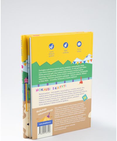 Kakė Makė. Mokausi skaityti. Nuotykiai mieste. Skiemenuotos istorijos