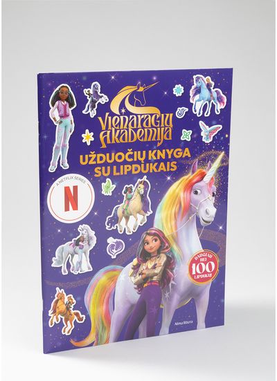 Vienaragių akademija. Užduočių knyga su lipdukais