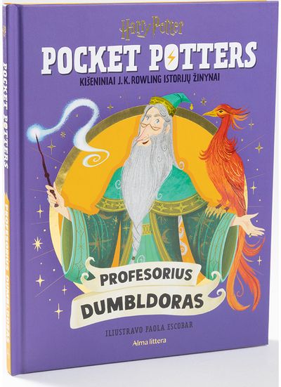 Profesorius Dumbldoras. Pocket Potters. Kišeniniai J. K. Rowling istorijų žinyna