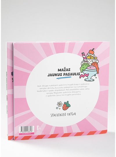 Mažas jaukus pasaulis. Smaližiai. Spalvinimo knyga