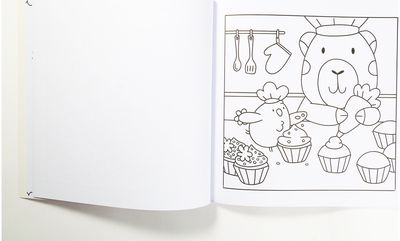 Mažas jaukus pasaulis. Smaližiai. Spalvinimo knyga