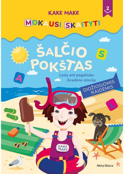 Kakė Makė. Mokausi skaityti. Ledų išradimo istorija. Antras žingsnis