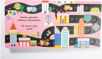 Viskas, kas juda! Transporto priemonės. Interaktyvi knyga