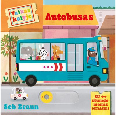 Vaikas kelyje. Autobusas