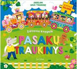 Pasakų traukinys. Dėlionių knygelė