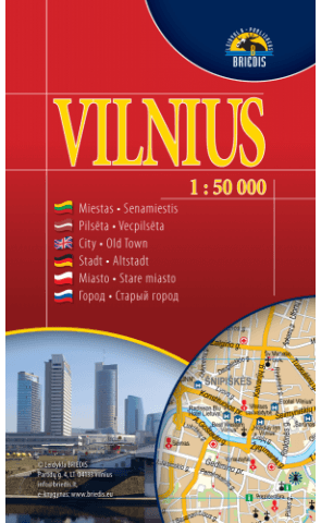 - Vilnius. 1 : 50 000, žemėlapis - 000000000002117314