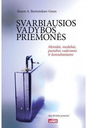 Simon A. Burtonshaw-Gunn - Svarbiausios vadybos priemonės - 000000000002118856