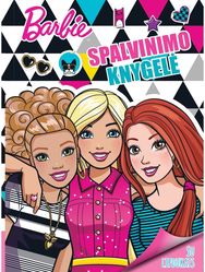 Barbė. Spalvinimo knyga su lipdukais