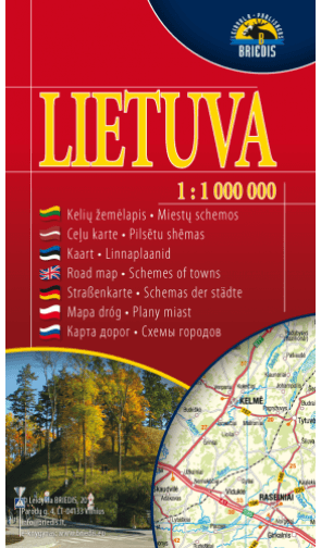 - Lietuva. Kelių žemėlapis. 1 : 1 000 000 - 000000000002129610