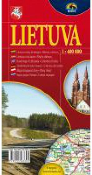 - Lietuva. Kelių žemėlapis, 1 : 400 000 - 000000000002129834