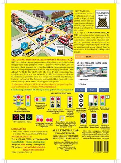  - Kelių eismo taisyklių klausimai ir atsakymai - 000000000002129847