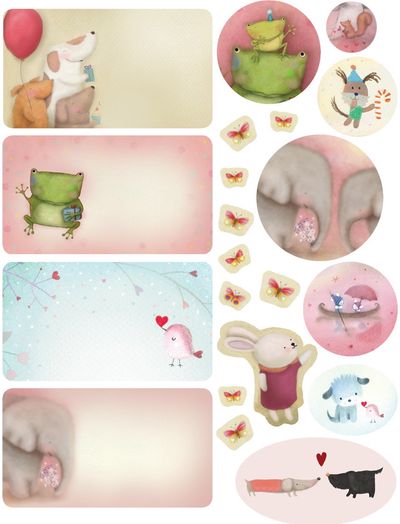 Lipdukas NIEKO RIMTO didelis, įv. rūšys