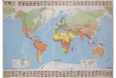 Michelin Maps and Guides - The World (1:28 500 000, sieninis, laminuotas) - 000000000002137783