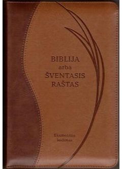 - Biblija arba Šventasis Raštas. Ekumeninis leidimas, viršelis su užtrauktuku 2019 m - 000000000002147040