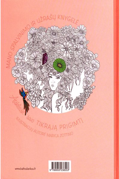  - Mano spalvinimo ir užrašų knygelė. Atskleisk savo tikrąją prigimtį - 000000000002163383