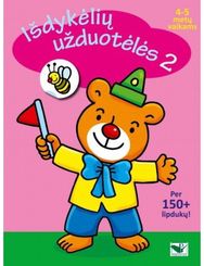 Išdykėlių užduotėlės 2 4-5 m. (per 150 lipdukų)
