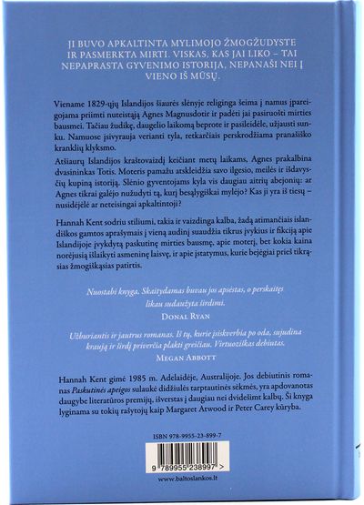 Hannah Kent - Paskutinės apeigos - 000000000002166979