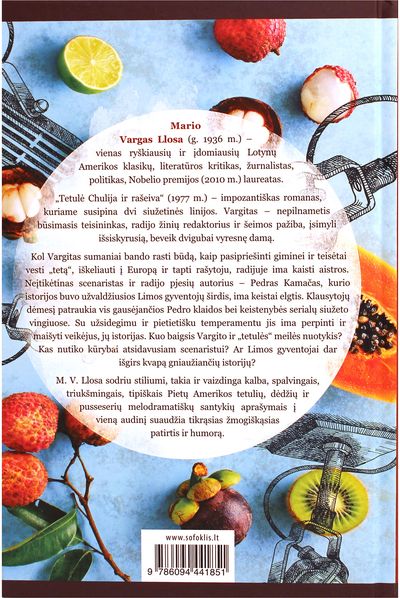 Mario Vargas Llosa - Tetulė Chulija ir rašeiva - 000000000002167929