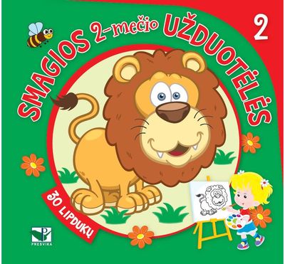  - Smagios 2-mečio užduotėlės 2 (su 30 lipdukų) - 000000000002170558